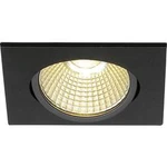 LED vestavné svítidlo SLV 114390, 9 W, N/A, černá (matná)