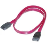 SATA II, SATA III kabel Digitus AK-400100-005-R, červená