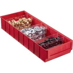 Otevřený skladovací box Allit 456571, (d x š x v) 185 x 500 x 81 mm, červená