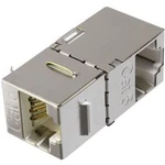 RJ45 síťový adaptér Renkforce RF-4554648 CAT 6, [1x RJ45 zásuvka - 1x RJ45 zásuvka], kov