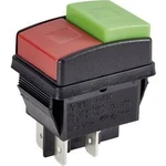 Tlačítko TRU COMPONENTS TC-R13-537A B/R/G, 250 V/AC, 10 A, černá, červená, zelená, 1 ks