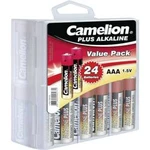 Baterie alkalická Camelion, typ AAA, sada 24 ks v boxu