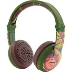 Bluetooth®, kabelová dětské náhlavní sada On Ear Stereo onanoff Wave Affe BT-BP-WV-MONKEY, zelená