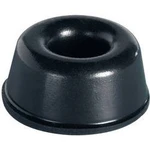 Samolepicí přístrojové nožičky PB Fastener BS-17-BK-R, Ø 22,3 mm, černá, 6 ks
