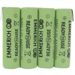 Akupack Ni-MH 4 AA pájecí špička ve tvaru Z Emmerich ReadyToUse 4AA-ZLF 255069, 2200 mAh, 4.8 V