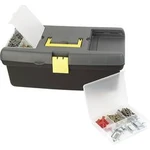 Box na nářadí s vyjímatelnými zásobníky Brüder Mannesmann M41510, (d x š x v) 405 x 241 x 152 mm, plast Box na nářadí s vyjímatelnými zásobníky Brüder Mannesmann M41510, (d x š x v) 405 x 241 x 152 mm, plast