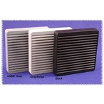Sada vzduchových filtrů Hammond Electronics XPFA80BK, ABS, černá, 150 mm, 1 ks