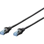 Patch kabel CAT 5e SF/UTP RJ 45, vidlice ⇔ vidlice, 3 m, černý