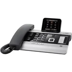 Systémový telefon, VoIP / ISDN / analogový Gigaset DX800A all in one záznamník, bluetooth, konektor na sluchátka barevný displej titanová