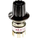 Otočný přepínač do DPS NKK Switches MRK112-A, 1x 2 - 12 pozic, 1x 30 °, 125 V/AC, 0,25 A