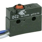 Mikrospínač Cherry Switches DC2C-C3AA, IP67, 250 V/AC, 10 A, 1x on/(on)