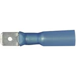 Faston konektor se smršťovací bužírkou Vogt Verbindungstechnik 3911h, 6.3 mm x 0.8 mm, modrá, 1 ks