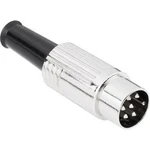 DIN kruhový konektor BKL Electronic 0208026 0208026 zástrčka, rovná, pólů 8, stříbrná, 1 ks DIN kruhový konektor BKL Electronic 0208026 0208026 zástrčka, rovná, pólů 8, stříbrná, 1 ks
