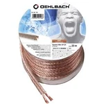 Reproduktorový kabel Oehlbach 106, 2 x 2.50 mm², transparentní, 20 m