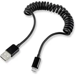 Datový/nabíjecí kabel pro Apple 1x Lightning ⇔ 1x USB 2.0, Renkforce, spirálový 0, 95 m