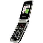 Geemarc CL8500 telefon pro seniory - véčko tlačítko SOS, nabíjecí stanice antracitová, stříbrná