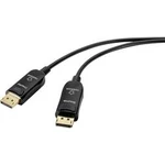 DisplayPort kabel Renkforce [1x zástrčka DisplayPort - 1x zástrčka DisplayPort] černá 50.00 m