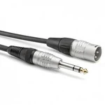Synchronní kabel Hicon HBP-XM6S-0900 [1x XLR zástrčka 3pólová - 1x jack zástrčka 6,3 mm], 9.00 m, černá