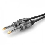 Jack audio kabel Hicon HBA-6M-0030, 0.30 m, černá