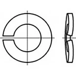 Pérové podložky vnitřní Ø: 3 mm DIN 128 Ušlechtilá ocel V2A A2 100 ks TOOLCRAFT TO-6854397