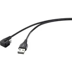 USB 2.0, telefonní kabel Renkforce RF-4609276, 1.00 m, černá