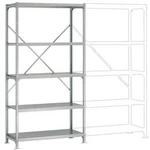 Základní modul regálu oddělení Manuflex RM2282, (š x v x h) 1030 x 2000 x 600 mm