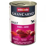 Konzerva Animonda Gran Carno hovězí + srdce 400g