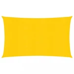 Stínící plachta obdélníková HDPE 3 x 6 m Dekorhome Žlutá,Stínící plachta obdélníková HDPE 3 x 6 m Dekorhome Žlutá