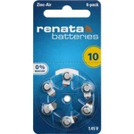 Renata Hearing Aid PR70 gombíková batéria  ZA 10 zinkovo-vzduchová 105 mAh 1.4 V 6 ks