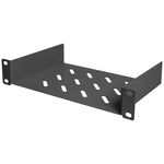 Digitus DN-10-TRAY-1-B 10 palca skriňa sieťovej rozvodne - prístrojová polica  s vetracími drážkami, perforované Vhodné