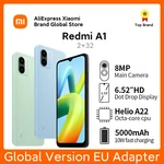 Xiaomi Redmi A1 Global Version 2GB 32GB Helio A22 Octa Core 8MP Dual Camera Cellphone 5000mAh Battery Android 12 Mobile Phone
