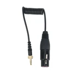 NEW-Saramonic Locking Type 3.5Mm To 3.5Mm TRS To XLR Microphone Output Universal Audio Cable For Wireless Receivers