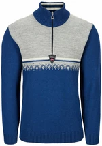 Dale of Norway Lahti Mens Knit Sweater Indigo/Light Charcoal/Off White XL Săritor