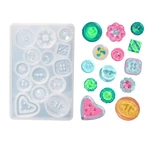 Brooch Drip Mould Button Drip Moulds DIY Supplies Drip Molds DIY Dripping Supplies Button Drip Moulds DIY Accessories Decorating