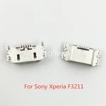 100pcs Micro USB 5pin mini Connector Mobile Charging port For Sony Xperia F3211 F3212 C6/XAU Ultra F3213 F3215 F3216 Charge Dock