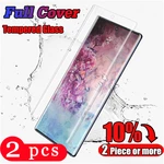 2Pcs 9H protective film for samsung galaxy note 8 9 10 lite plus pro tempered glass phone screen protector smartphone glass