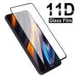 11D Safety Tempered Glass For Xiaomi Poco M3 M4 M5 Pro C3 C40 C50 C51 C55 Screen Protector X5 X4 X3 NFC F3 F4 GT F5 Glass Film