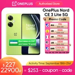 New Arrival Global Version OnePlus Nord CE 3 Lite 5G Snapdragon 695 108MP 67W Fast Charging Android 13 Cellphone