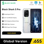 Global Version Black Shark 5 Pro 5G Smartphone 5pro Snapdragon 8 Gen 1 Gaming Phone Celular 120W Super Charge Mobile Phone NFC