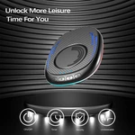 Mouse Mover Jiggler RGB Undetectable Mouse Mechanical Movement Pad with Timer Type-C Awakening Computer Lock Screen Prevention