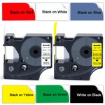 1Pcs Compatible 45013 D1 Tape 45010 45018 45022 45023 43613 40913 6/9/12mm Label Tape for Dymo LabelManager 160 280 Label Maker