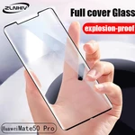 ZLNHIV 9D cover tempered glass For huawei mate 30 lite 30E 40 Pro plus 40E 50 RS 50E screen protector protective film Full cover