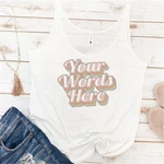 Customize Colours Typeface Bachelorette Tanks Funny Bachelorette Party Simple Tanks Bridesmaid Proposal Tanks Maid Of Honor Tank