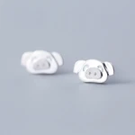 MloveAcc 925 Sterling Silver Jewelry Fashion Cute Tiny Pig Stud Earrings Gift For Girls Kids Lady