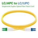 5PCS/lot LC/APC to LC/UPC Singlemode Duplex Optical Fiber Patch Cord Cable,3.0mm,9/125 1m 2m 3m 5m 10m 15m