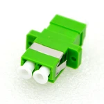 100pcs New Optic Fiber Adapter Connector LC APC Single Mode Fiber Optic Coupler Flange Connector Free Shipping To Brazil
