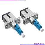 2pcs/Lot SC Female to LC Male for Optical FiberSingle Mode Fiber Optic Adapter LC/UPC-SC/UPC Fast Connector Free Shipping