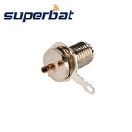 Superbat Mini-UHF Panel Mount Female with Nut and Solder Cup RF Coaxial Connector