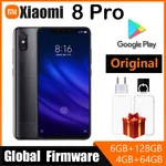 cellphone Android Xiaomi Mi 8 pro mobile phone Snapdragon 845 fingerprint charging 18W 1080 x 2248