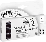 Kreul Glass & Porcelain Pen Handlettering Set de Vopsele din sticlă